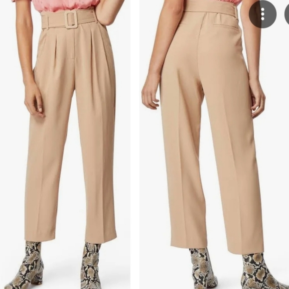 Habitual Pintuck High Waist Paperbag Trouser Pants Womens Sz 12 NWT - Picture 1 of 14